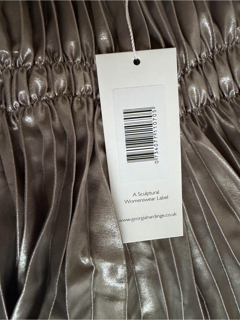 NWT Georgia Hardinge Siren Dress Size 14
Metallic - Picture 9 of 10